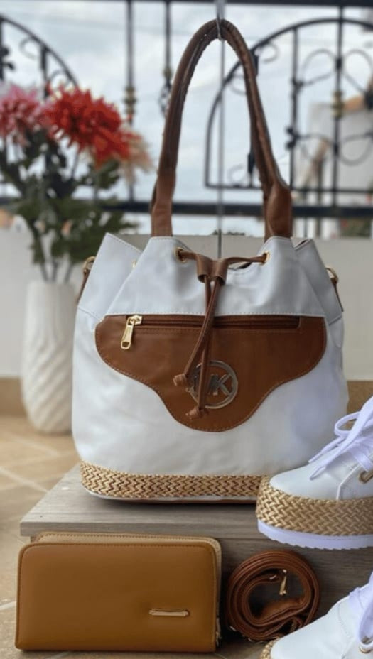 BOLSO + BILLETERA YUTE