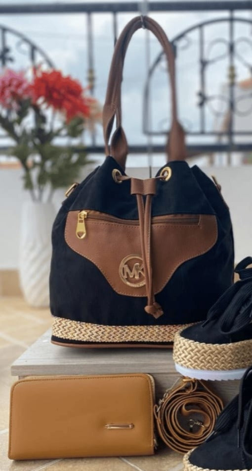 BOLSO + BILLETERA YUTE