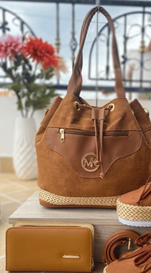 BOLSO + BILLETERA YUTE