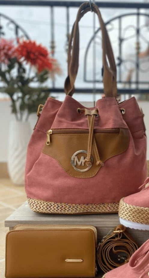 BOLSO + BILLETERA YUTE