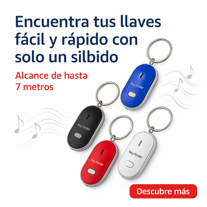 buscador de llaves con silbido